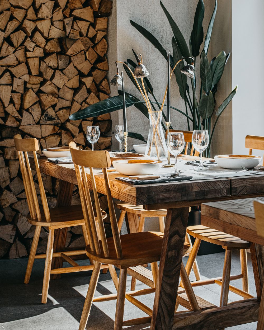 Comedor de madera maciza